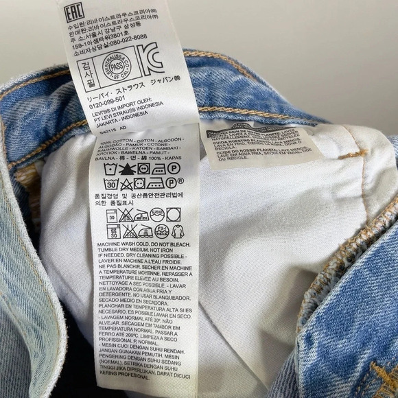 Levi's 501 Roll Up Jeans Short - Picture 11 of 16